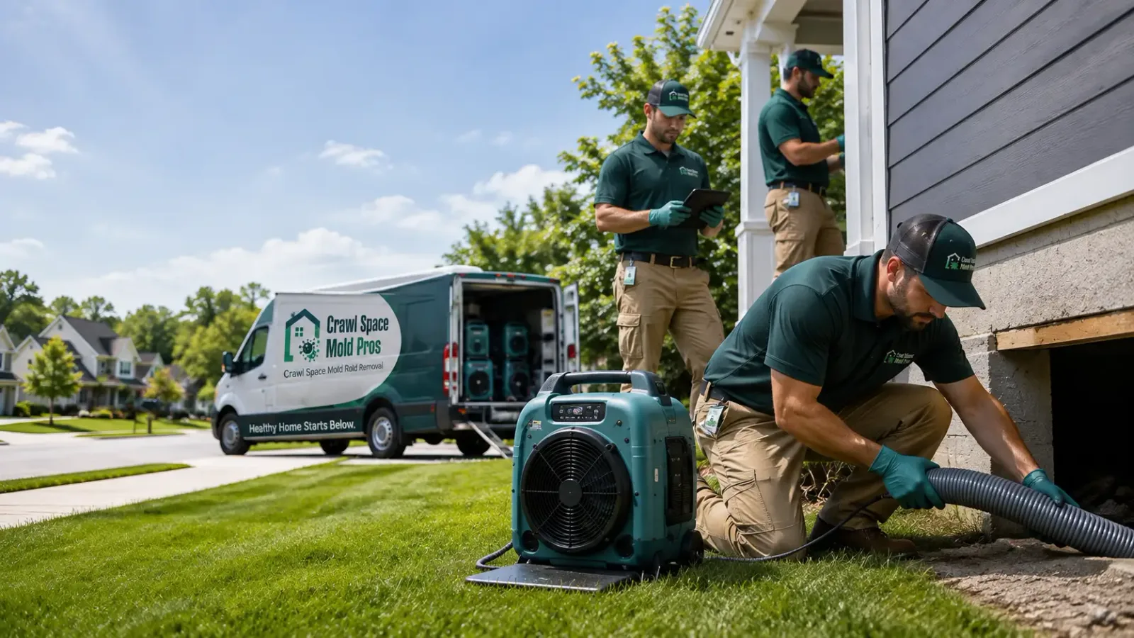 Crawl Space Mold Removal in Etters, PA